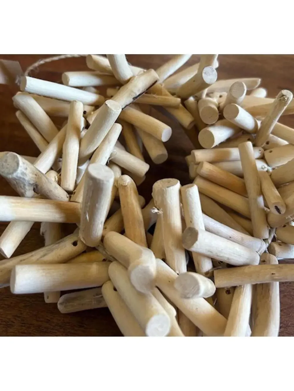 Natural Wood Twig Wreath Decoration